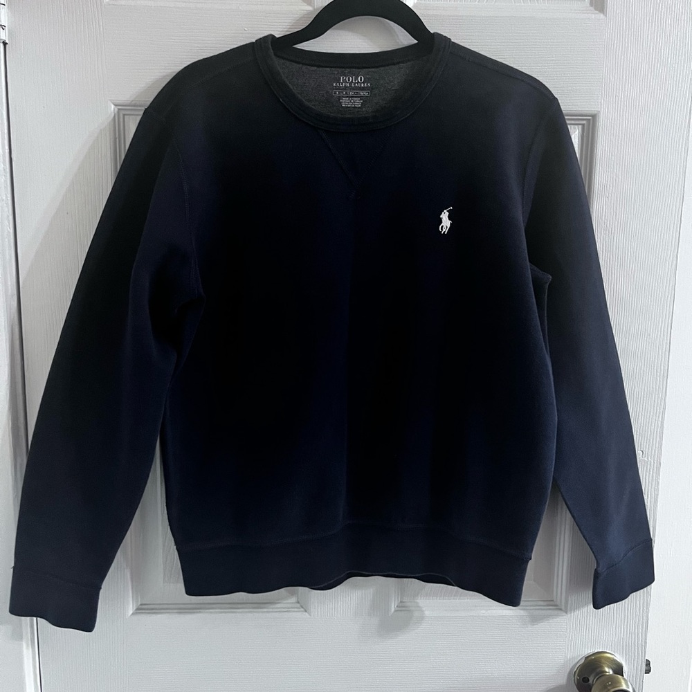 Polo by Ralph Lauren Men's Navy Blue Sweater